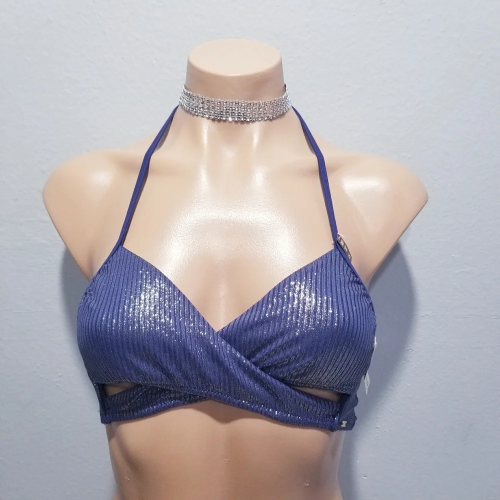 New PINK Victoria's Secret swimsuit bikini top XS - Picture 1 of 4